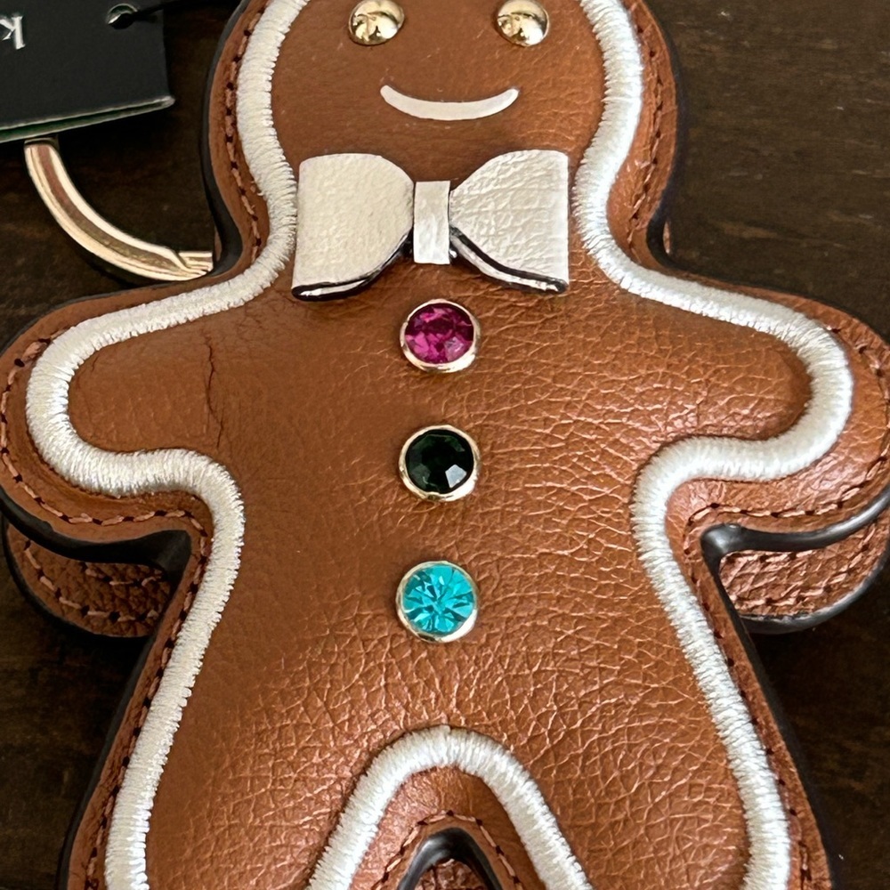 NWT - Kate Spade  Gingerbread Key Chain - Picture 2 of 9